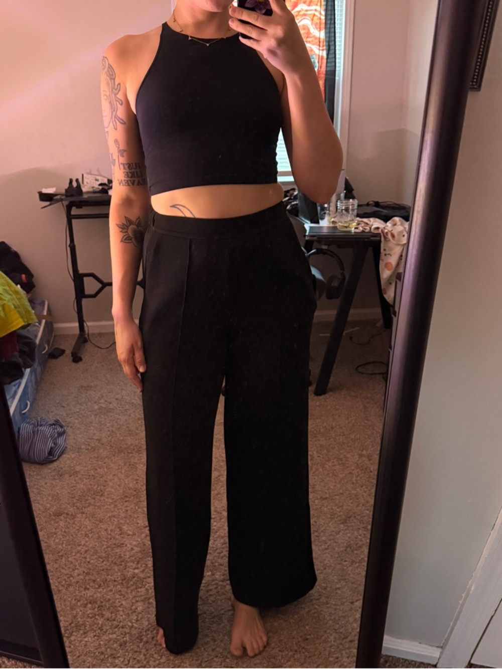 Vero Moda black slack like pants